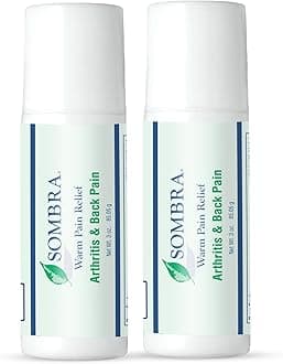 Sombra Original Warm Therapy Gel Cool to Warm Relief for Arthritis and Chronic Pain Pre-Workout Muscle Rub Vegan Formula Free of Artificial Fragrances, Dyes, NSAIDs, Wax, Petroleum, Alc - 3oz Per Roll