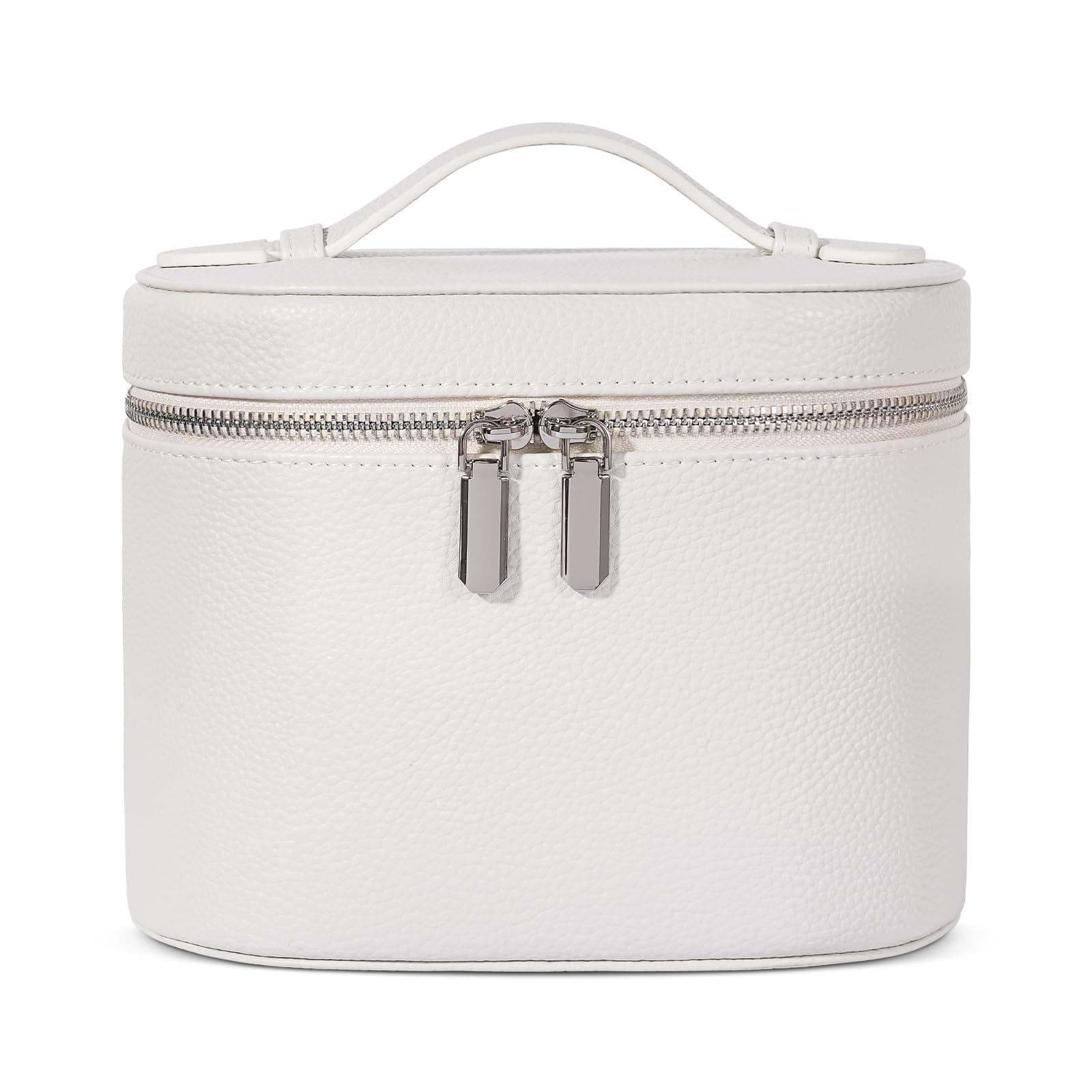 honitty Makeup Bag, Travel Make up Case with Compartments and Handle, Portable Cosmetic Organizer Bags,Toiletry Bag for Women