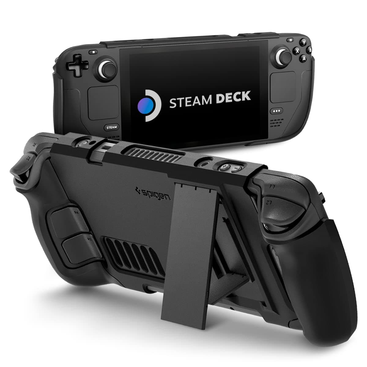 Thin Fit Pro Case Compatible with Steam Deck LCD (2022) / Steam Deck OLED (2023) - Matte Black