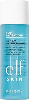 SKIN Holy Hydration! e.l.f. Off Makeup Remover, Liquid Makeup Remover for Eye, Lip & Face Makeup, Gentle Formula, Vegan & Cruelty Free, 130 ml