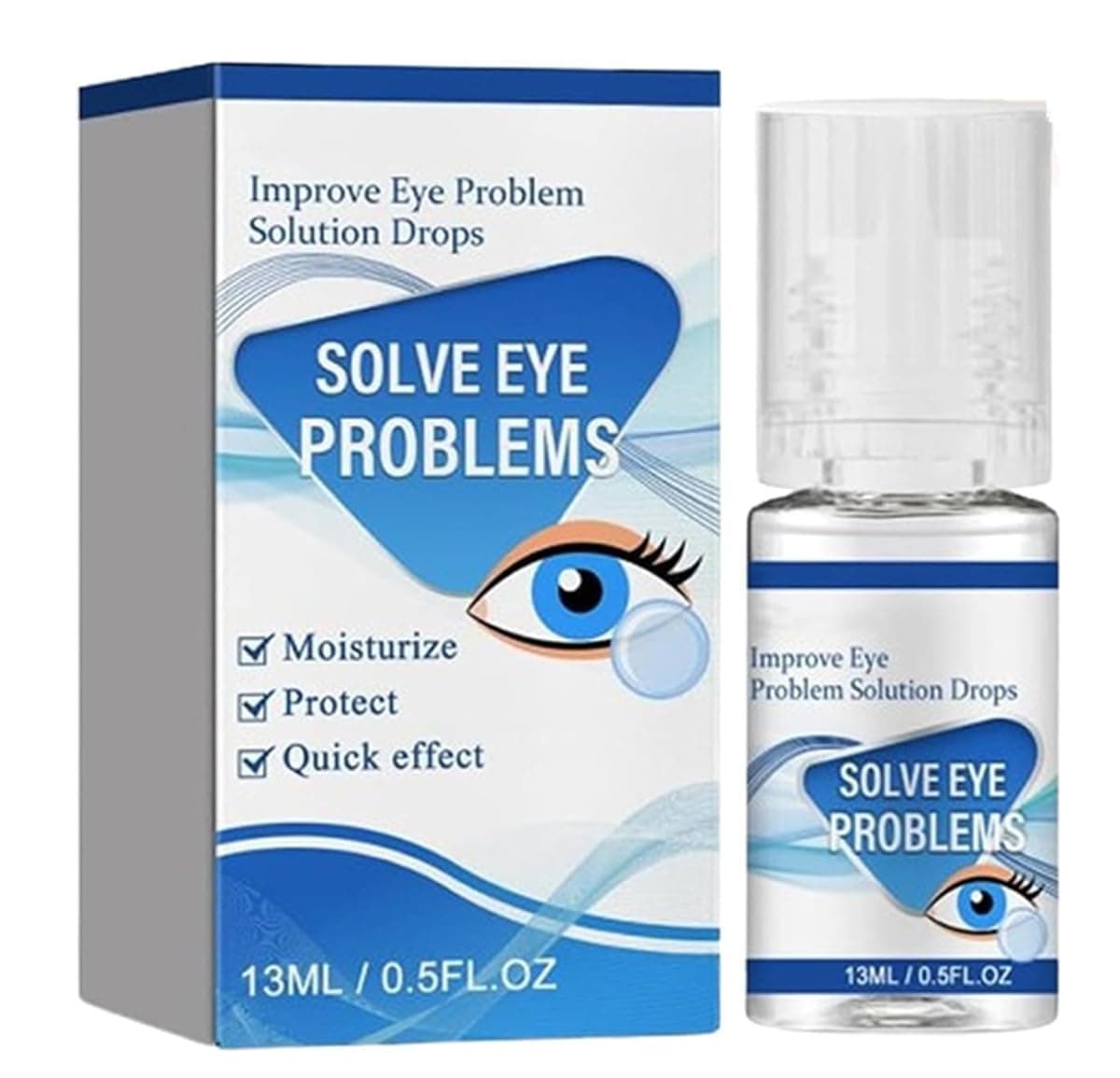 Reversal Eye Drops,Eye Wellness Drops, Improve Eye Problem Solution Drops, Relief Dry Eye Drops, Alleviate Eye Fatigue,Clear Eyesight (1pcs)
