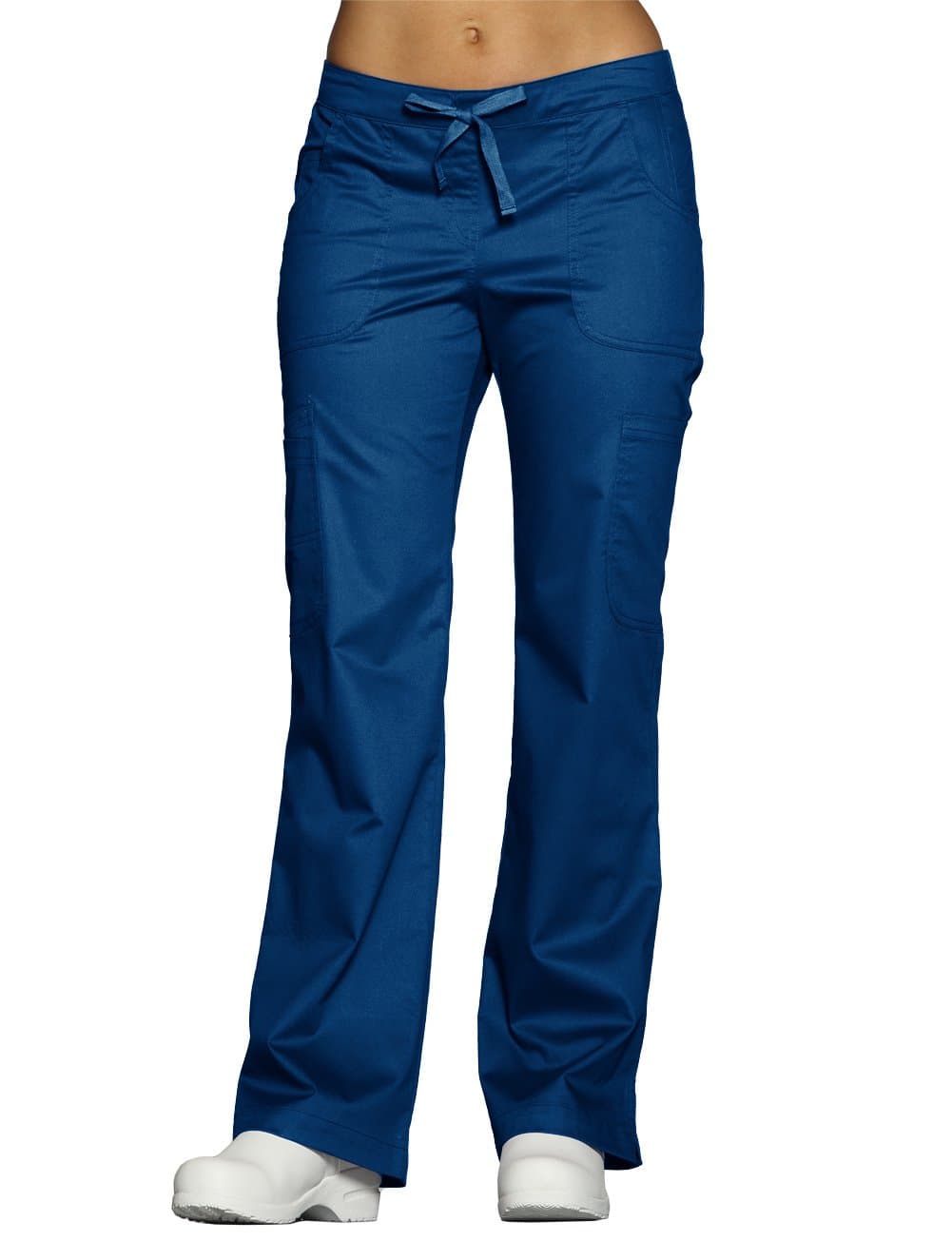 ''BUTTERCUP' Half Elastic Drawstring Cargo Pants' Scrub Bottoms