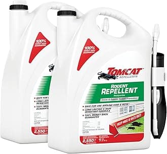 Tomcat Rodent Repellent for Indoor and Outdoor Mouse and Rat Prevention, Ready-to-Use, 1 gal. (2-Pack)