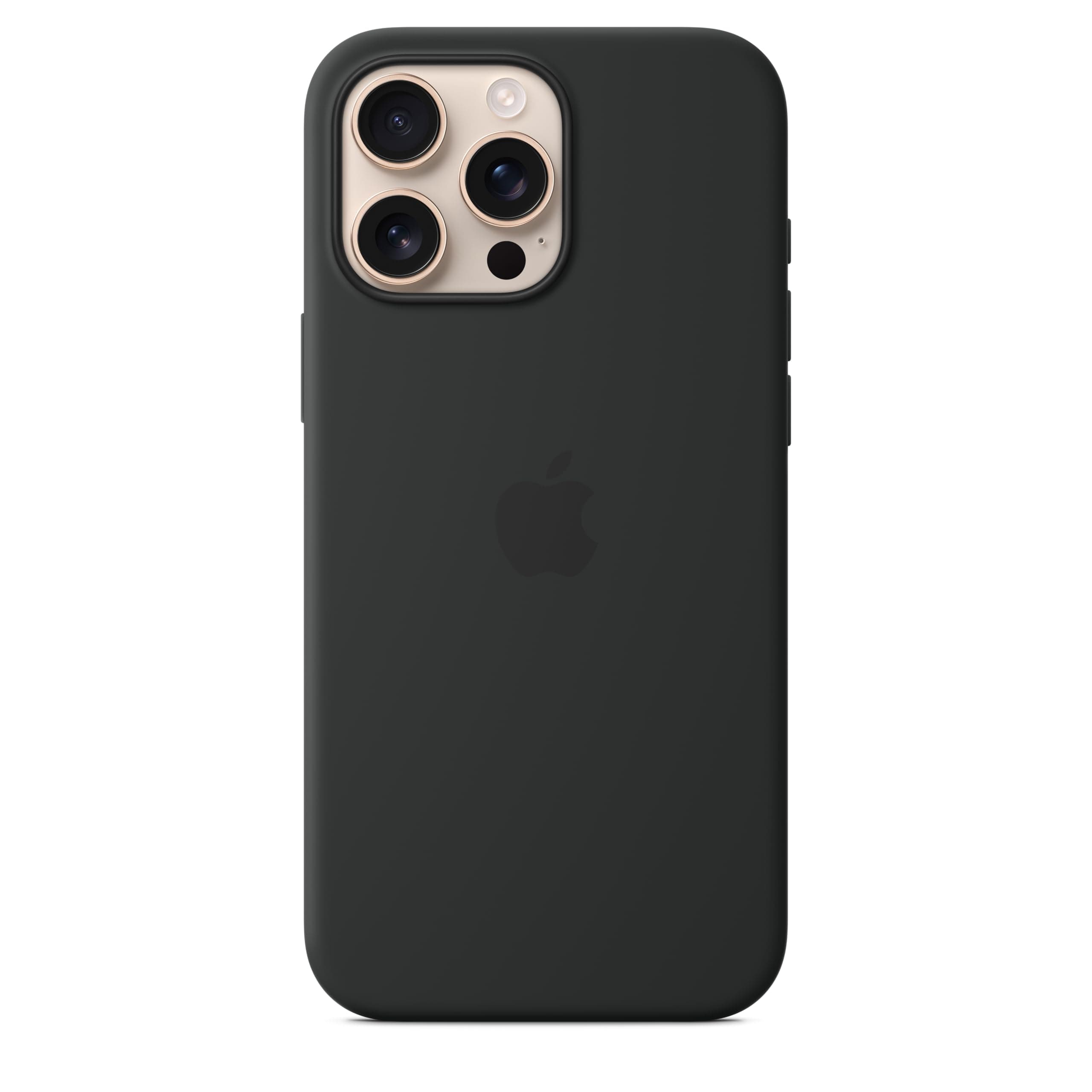 iPhone 16 Pro Max Silicone Case with MagSafe and Camera Control: Lightweight Phone Case, Wireless Charging Compatible, Smooth Matte Finish, Black