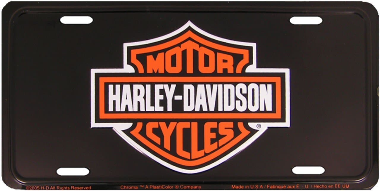 Harley Davidson Logo License Plate - #1846 by Chroma