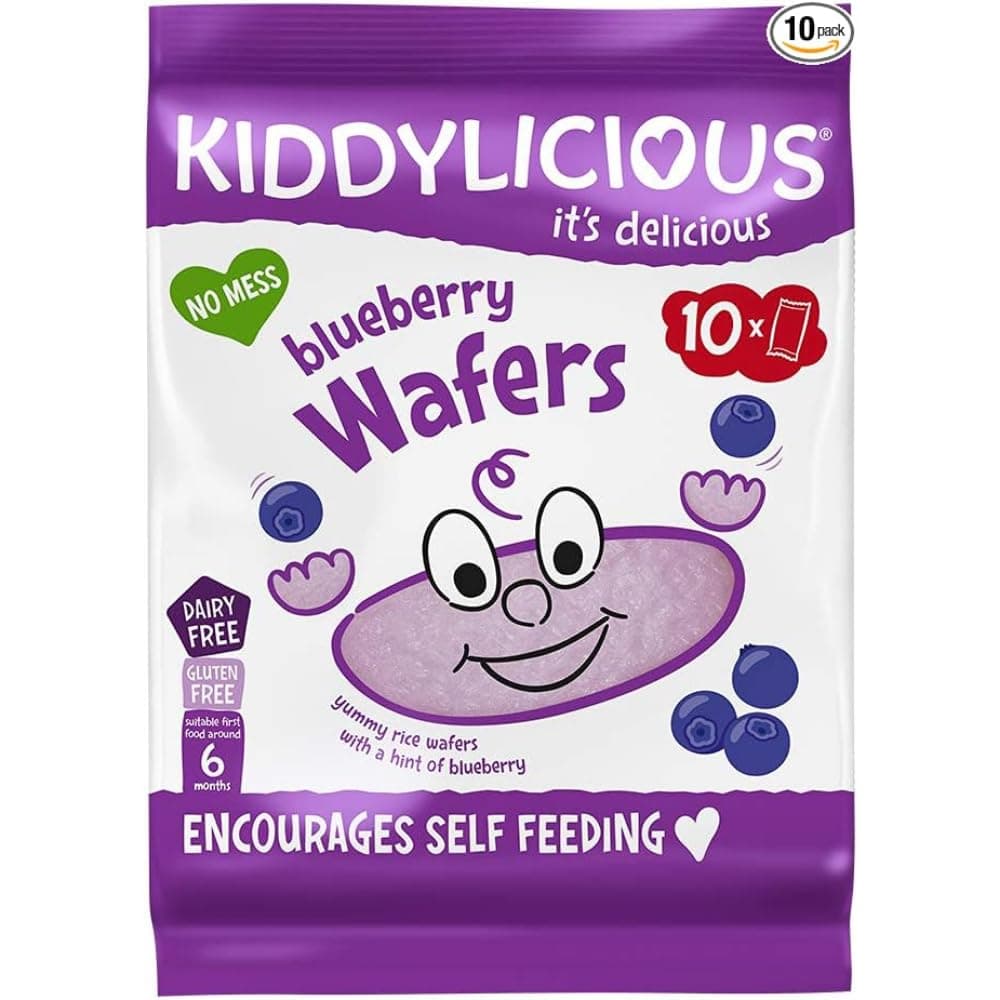 Kiddylicious Blueberry Wafers, 40 g