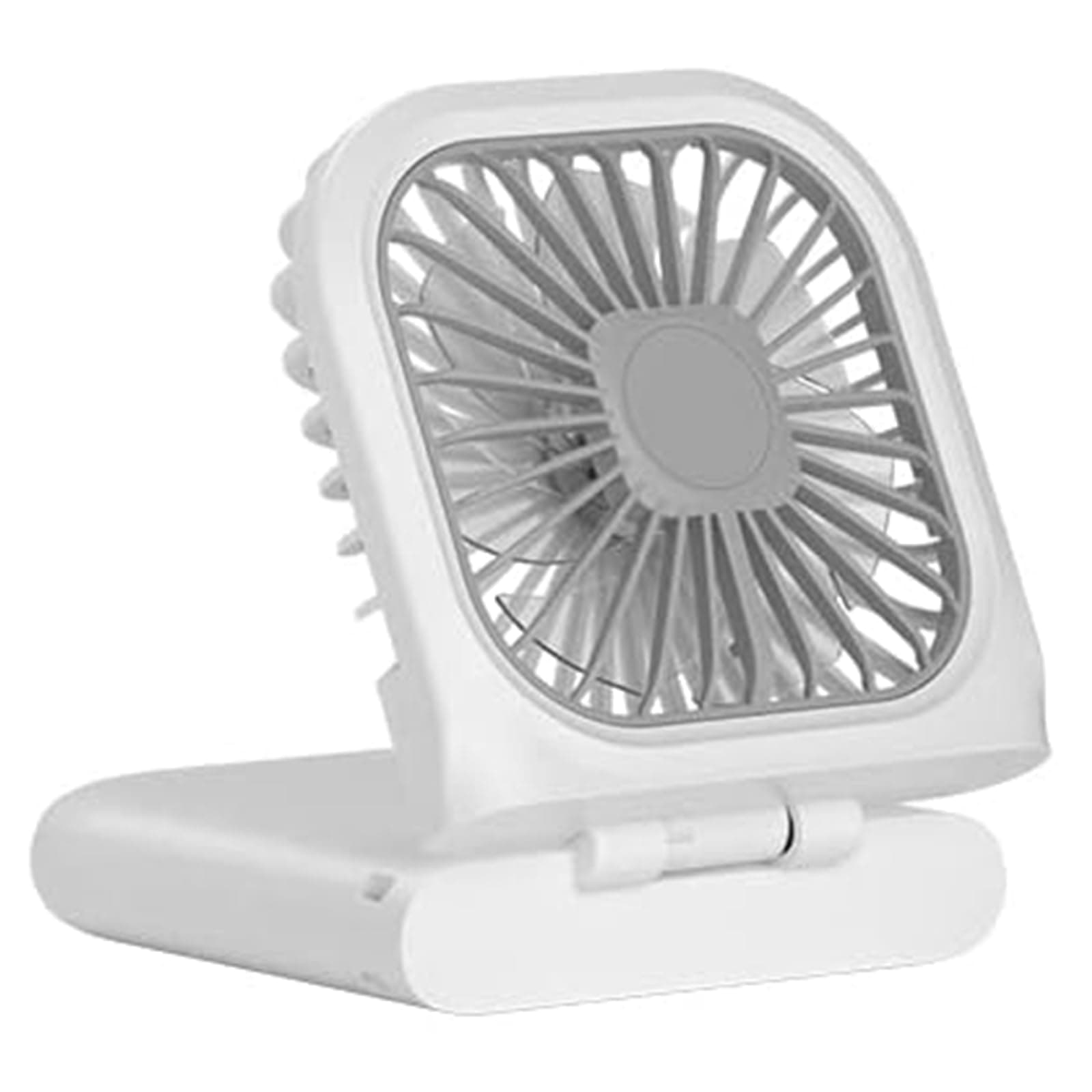 Fan 3 Speed Settings Mini Fan, 180° Folding Adjustment Handheld Fan, Hanging Neck Personal Fan, Mobile Phone Holder Useful