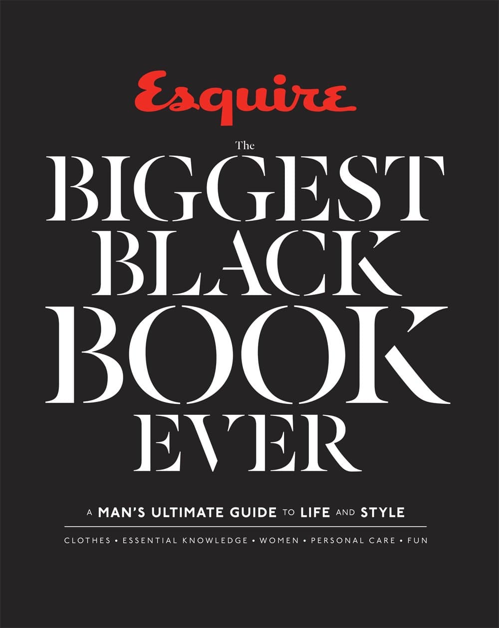 Esquire The Biggest Black Book Ever: A Man's Ultimate Guide to Life and Style Hardcover – 5 May 2015