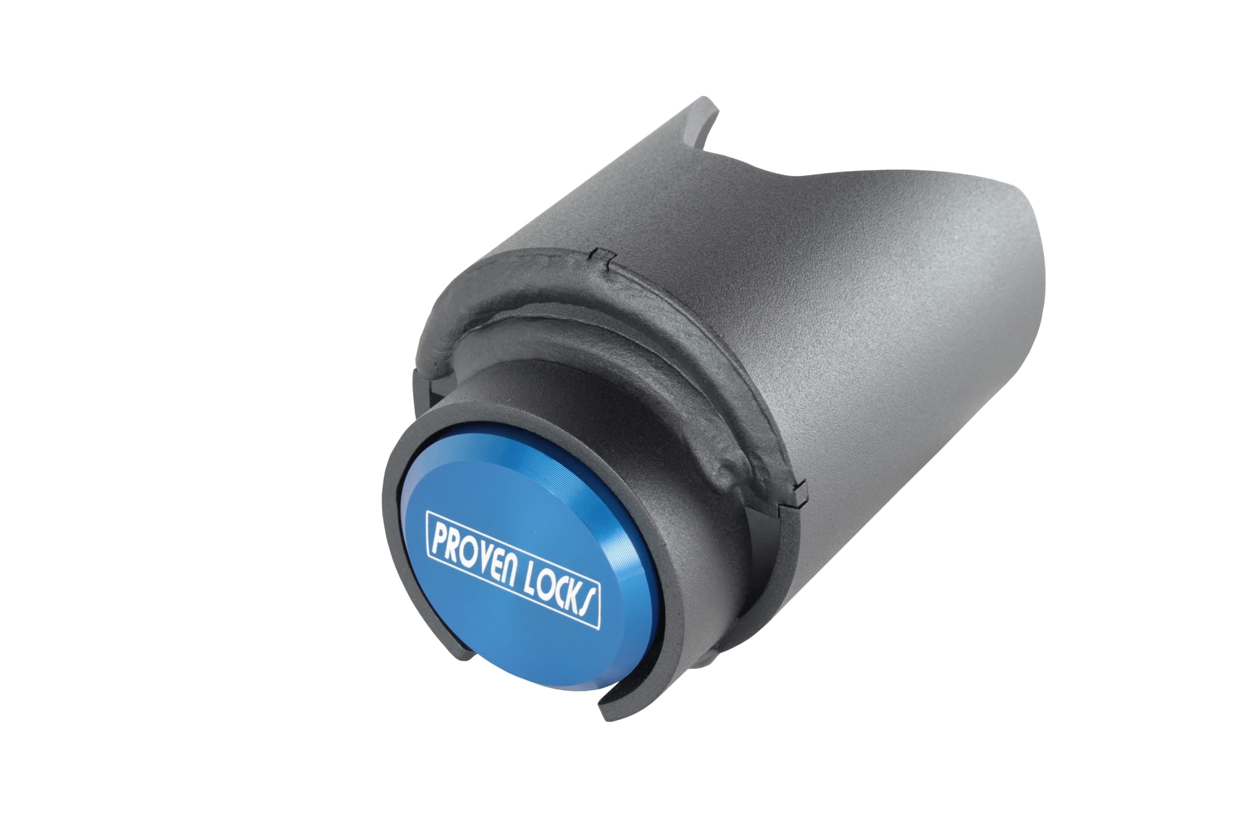 Proven Industries Model 2178 Trailer Lock, Fits Select 2-Inch Trailer Couplers, Secures Safety Chains, Made in The USA, (Blue)