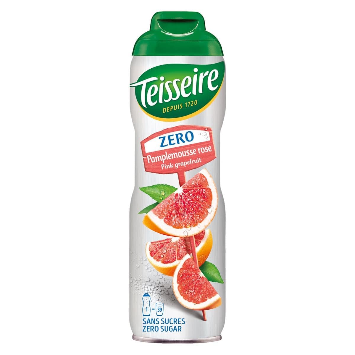 Teisseire 0% Sugar Pink Grapefruit Syrup, 600 ml