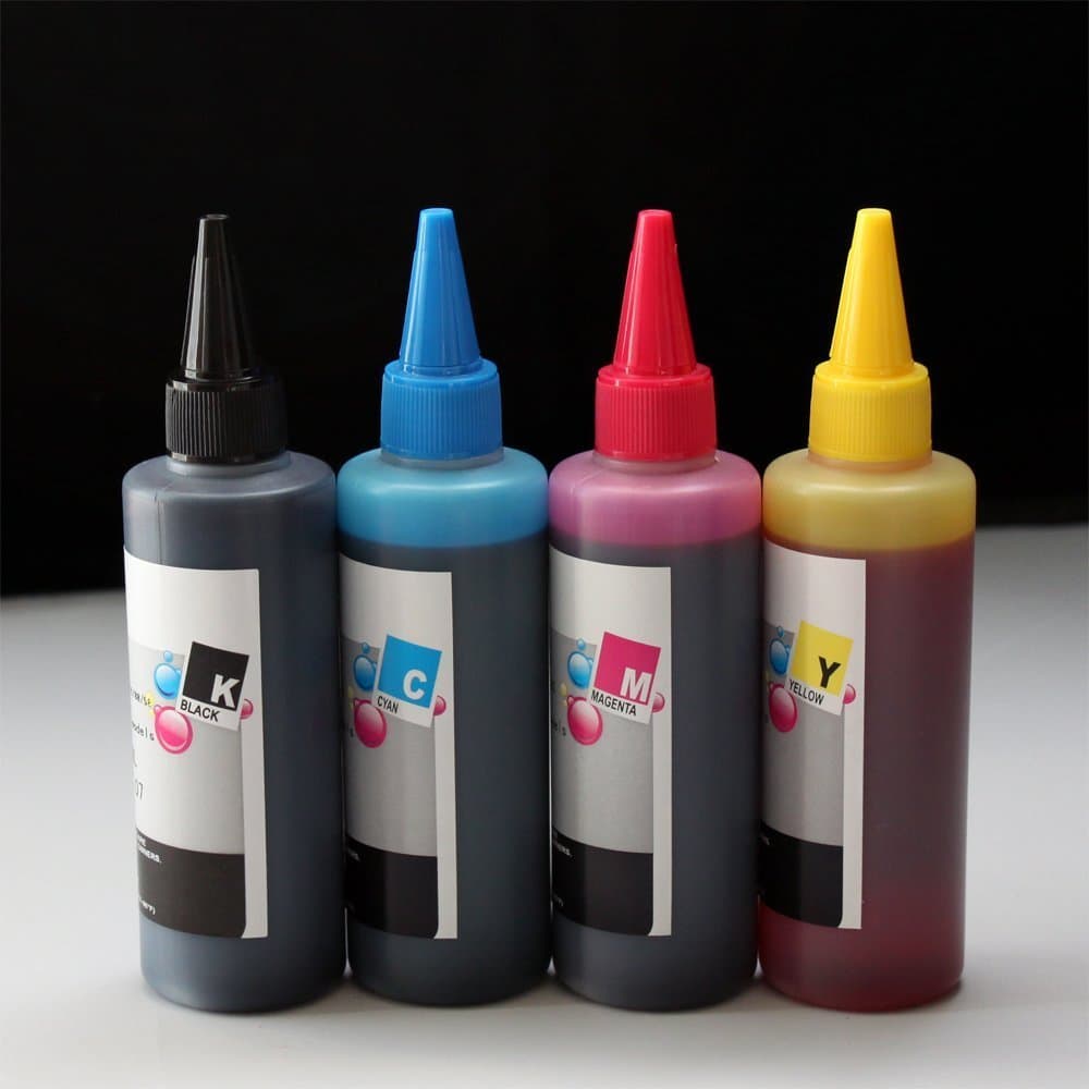 400 ml PrintPayLess Brand UV Resistant Bulk Ink for Epson 126, T126(non-OEM) for CIS/CISS or refillable cartridges for Epson Stylus NX330, NX430; WorkForce 60, WorkForce 435, WorkForce 545, WorkForce 630, 633, 635, 645, WorkForce 840, 845, WF-7010, WF-7510, WF-7520, - Black, Cyan, Magenta, Yellow - Not Universal Ink