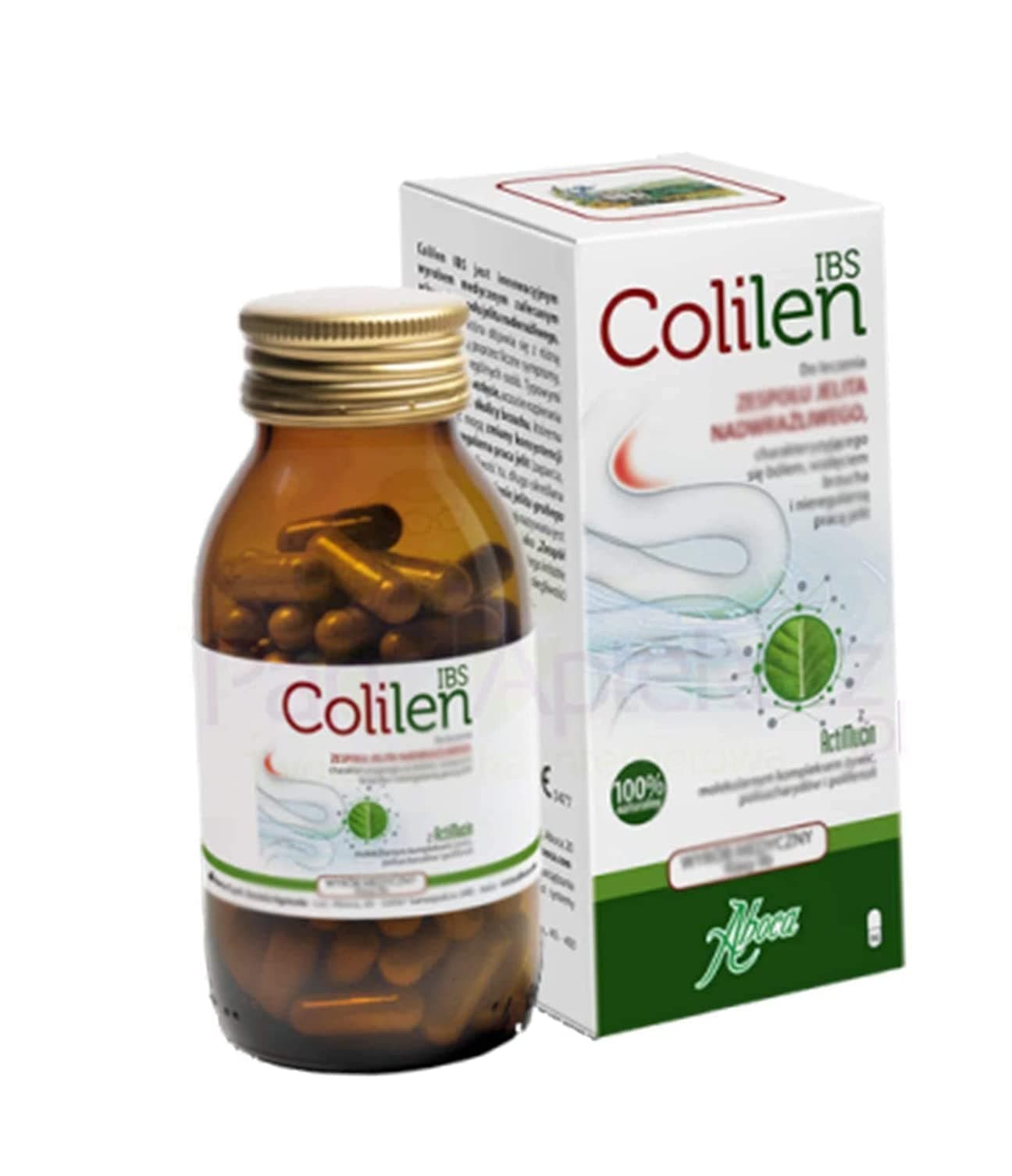 COLILEN IBS N60 Capsules for Bloating Discomfort Relief - Made in Italy, Polish Distribution & Language