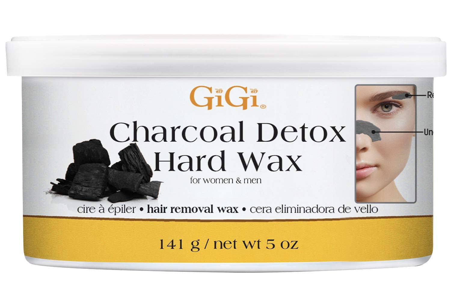 GiGi Charcoal Detox Hard Wax 5 oz