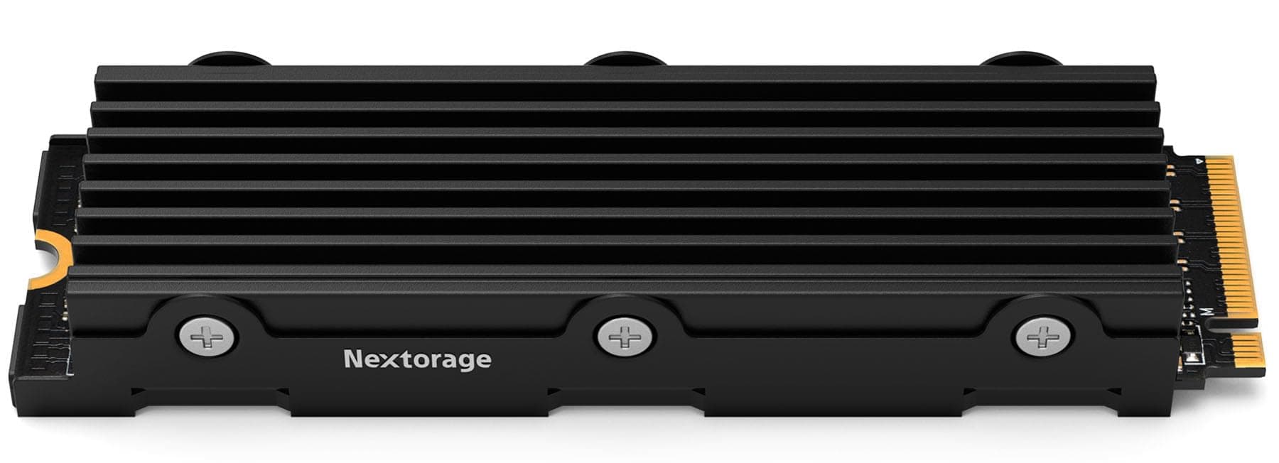 Nextorage Japan NEM-PAB 4TB Internal Solid State Drive, M.2 2280 PCIe Gen4 NVMe with Heatsink, Maximum Transfer Rate Read 7200MB/s Write6200MB/s, comaptible with PS5/PS5 Slim/PS5 Pro, NEM-PAB4TB/N