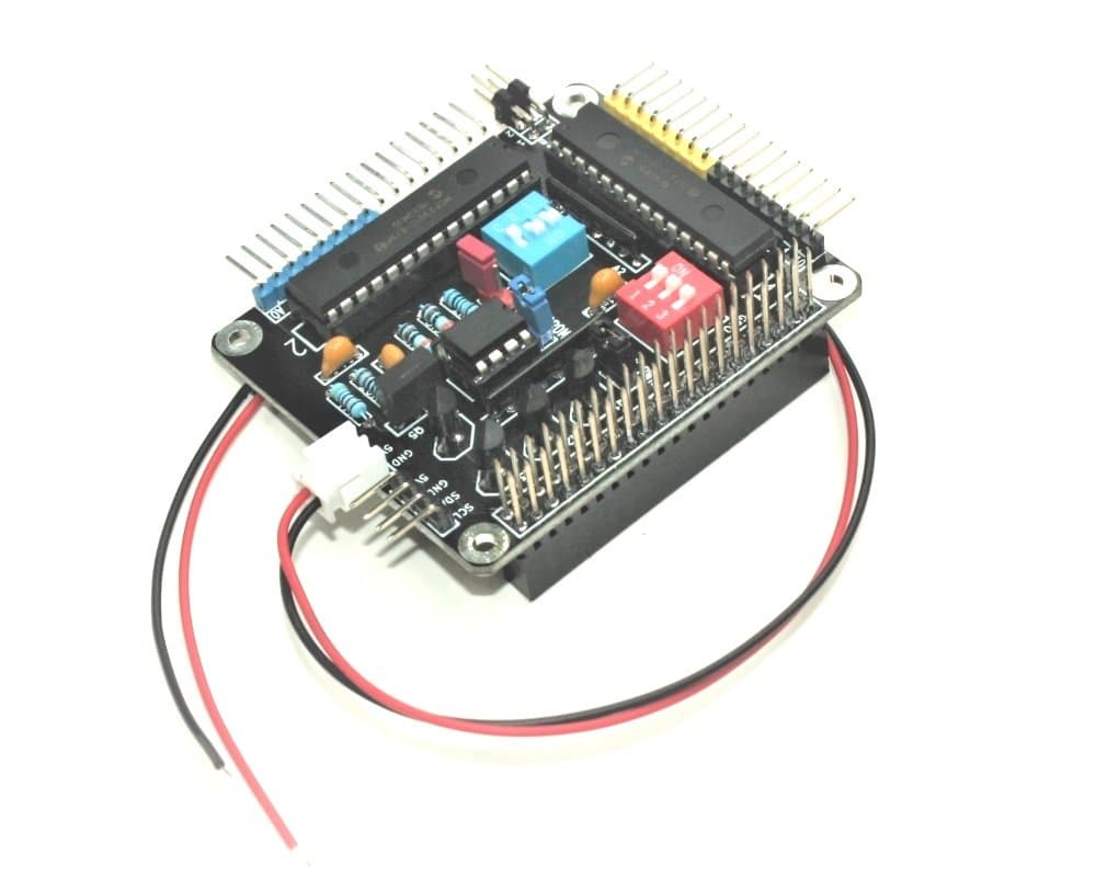 Raspberry Pi HAT - 32 I/O Port Expander - MCP23017 - I2C - Black