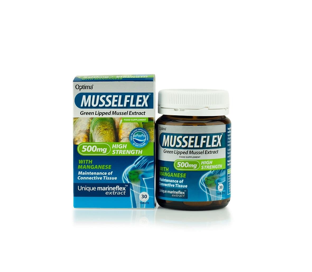 Musselflex 500mg - Pack of 30 Tablets