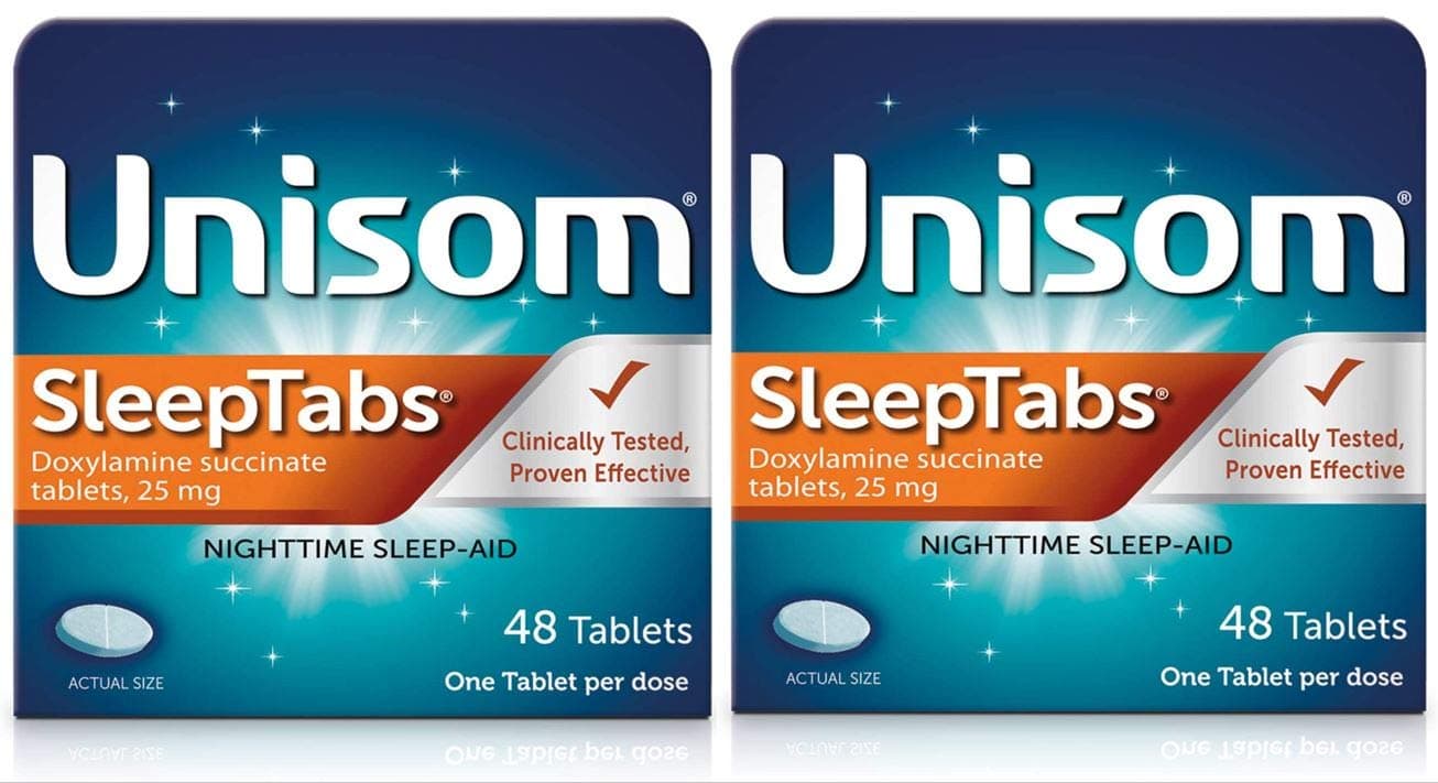 SleepTabs, Nighttime Sleep-aid, Doxylamine Succinate, 2 Pack