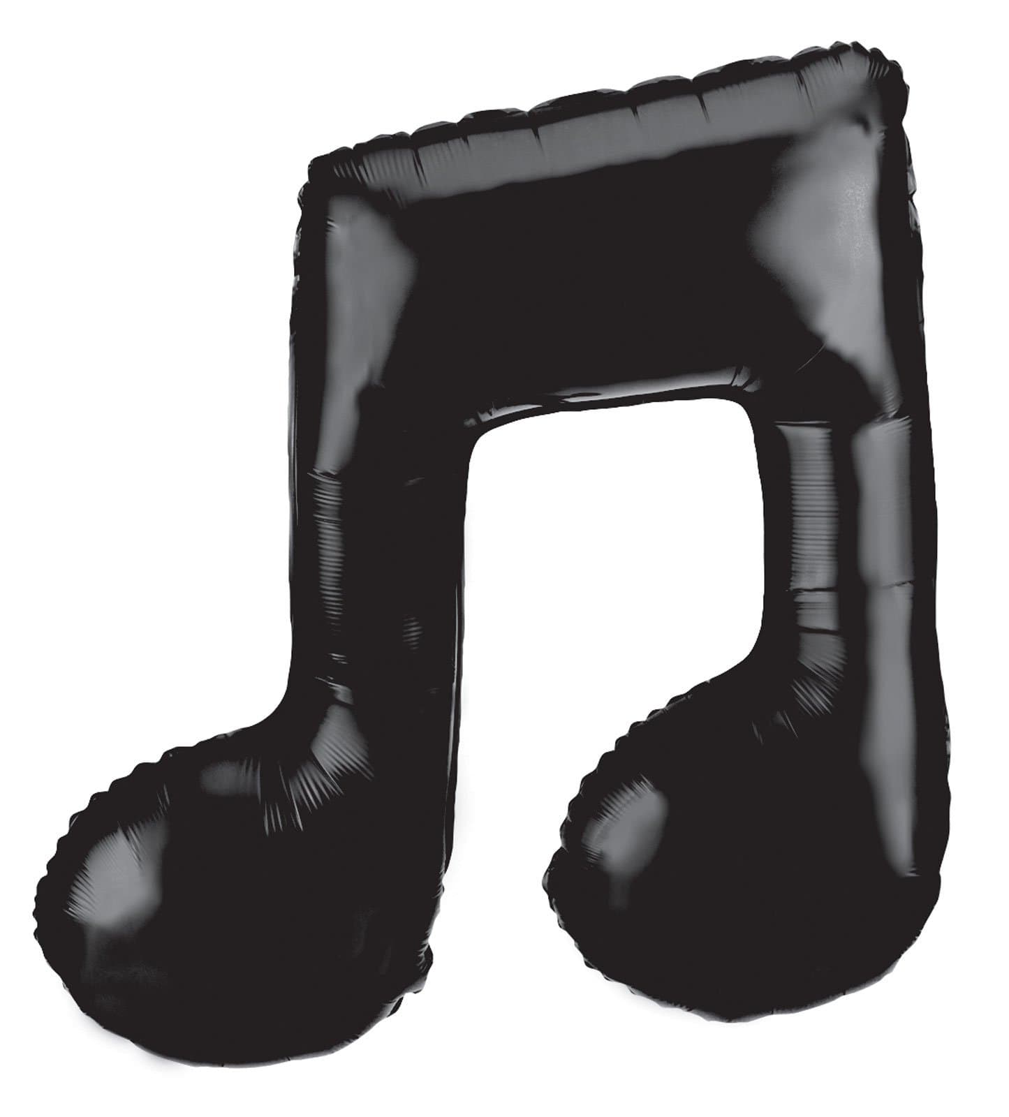 Black Music Note Jumbo Balloon (Black) Party Accessory
