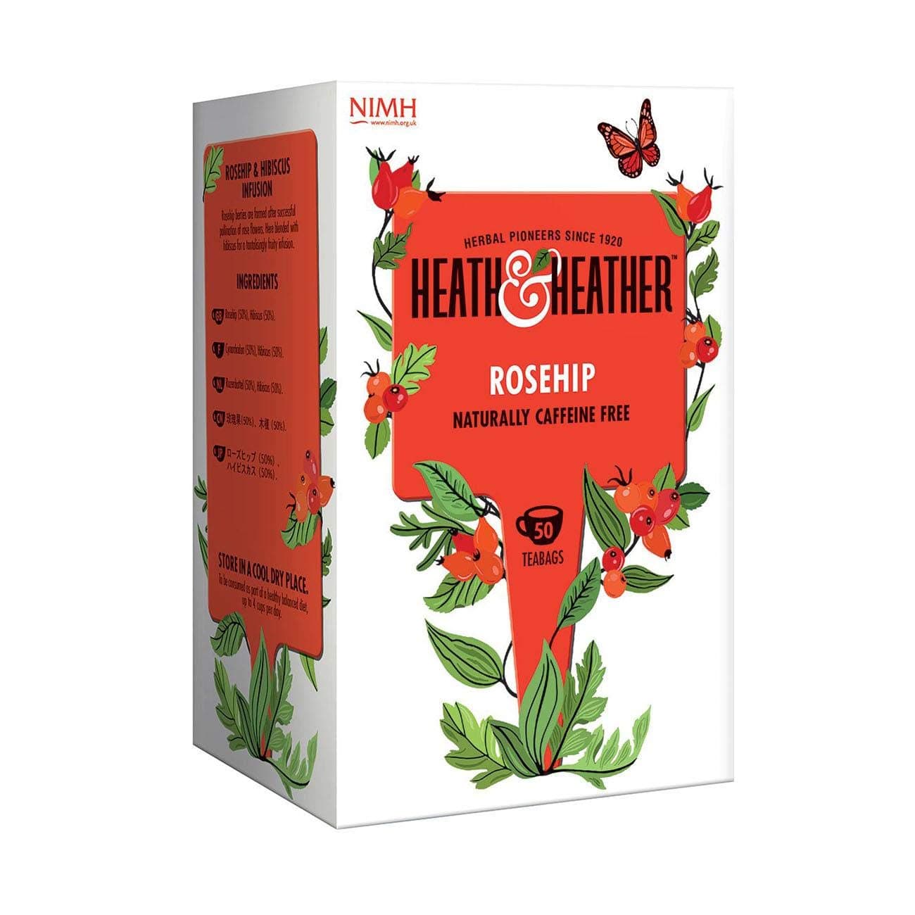 Heath & Heather Rosehip Tea 50 Bag
