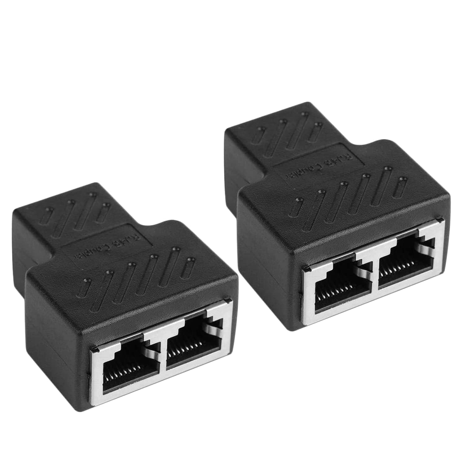 Smart Source RJ45 Splitter Adapter, LAN Network Adapter, 2 PCs Works Simultaneously without Power, Ethernet connection Extender, Ethernet Socket 1 in 2 Out Network Adapter, Cat5/Cat6 LAN Socket 1 Pair