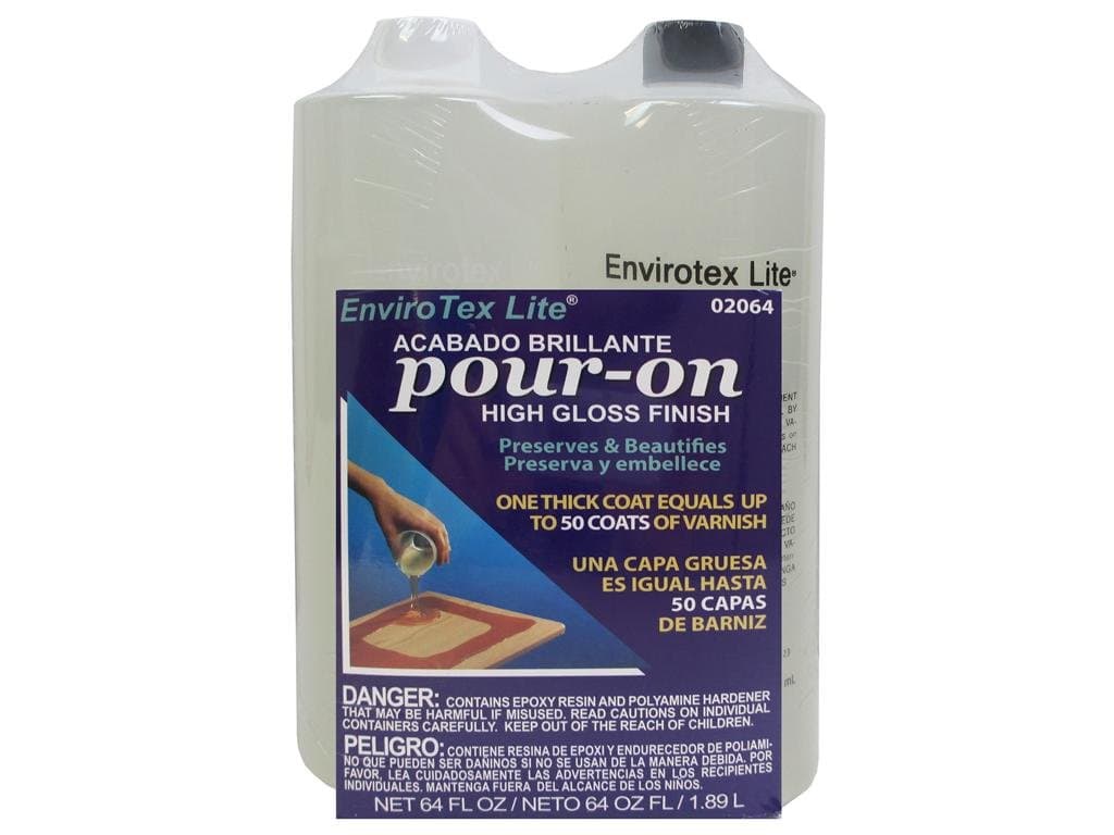 Environmental Tech EnviroTex Pour-On High Gloss Finish 1/2 Gallon kit