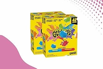 Fruit Snacks Variety Pack, Strawberry & Tropical Variety pack 0.8 oz (pack of 2).