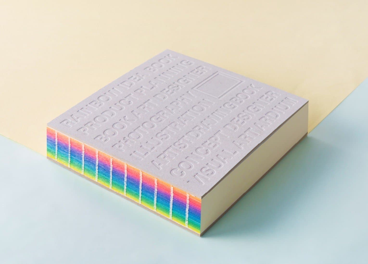 Rainbow Idea Book - Artist Art Drawing Sketching Note Pad Notebooks (Gray)