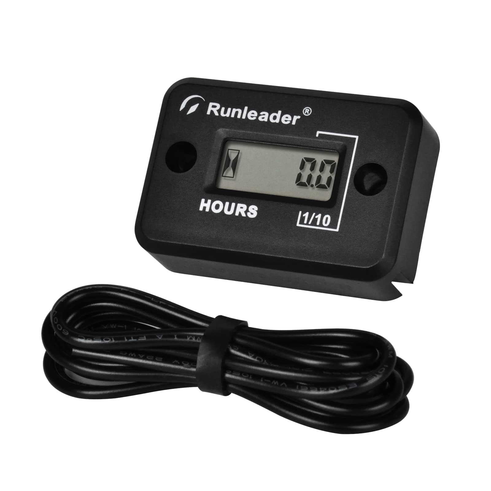 Inductive Waterproof Hour Meter,Epoxy Resin Plastic Seal use for Gas Engine Lawn Mower Generator Pressure Washer Marine ATV Boat Outboard Motor Dirt Bike Motorcycle