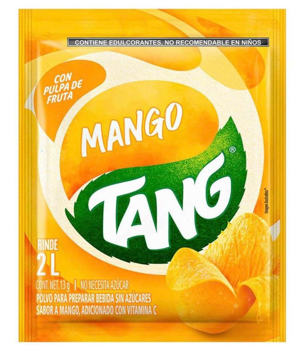3 X Tang Mango Flavor No Sugar Needed Makes 2 Liters of Drink 15g From Mexico