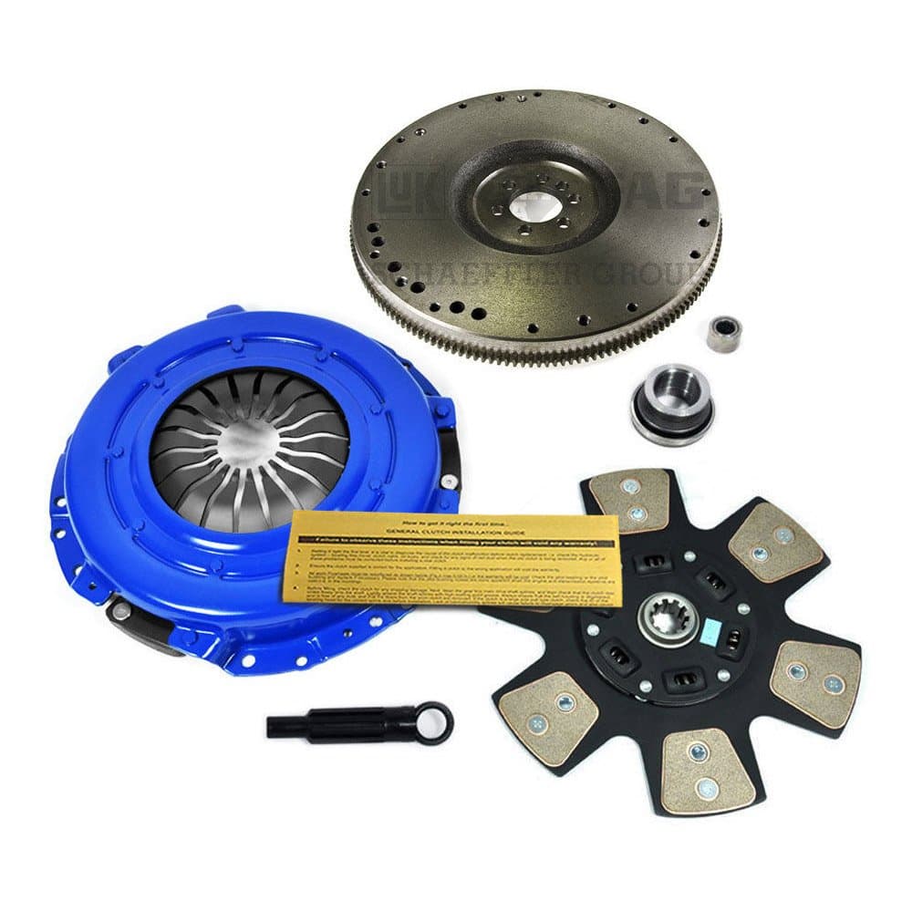 EFT Stage 3 Clutch Kit & Flywheel for 88-95 Chevy GMC 1500 2500 3500 C G K P 4.3L 5.0L - Heavy Duty Performance Upgrade For Smooth Engagement - Durable & Precise Fit - Offers 12 Month Brand Warranty