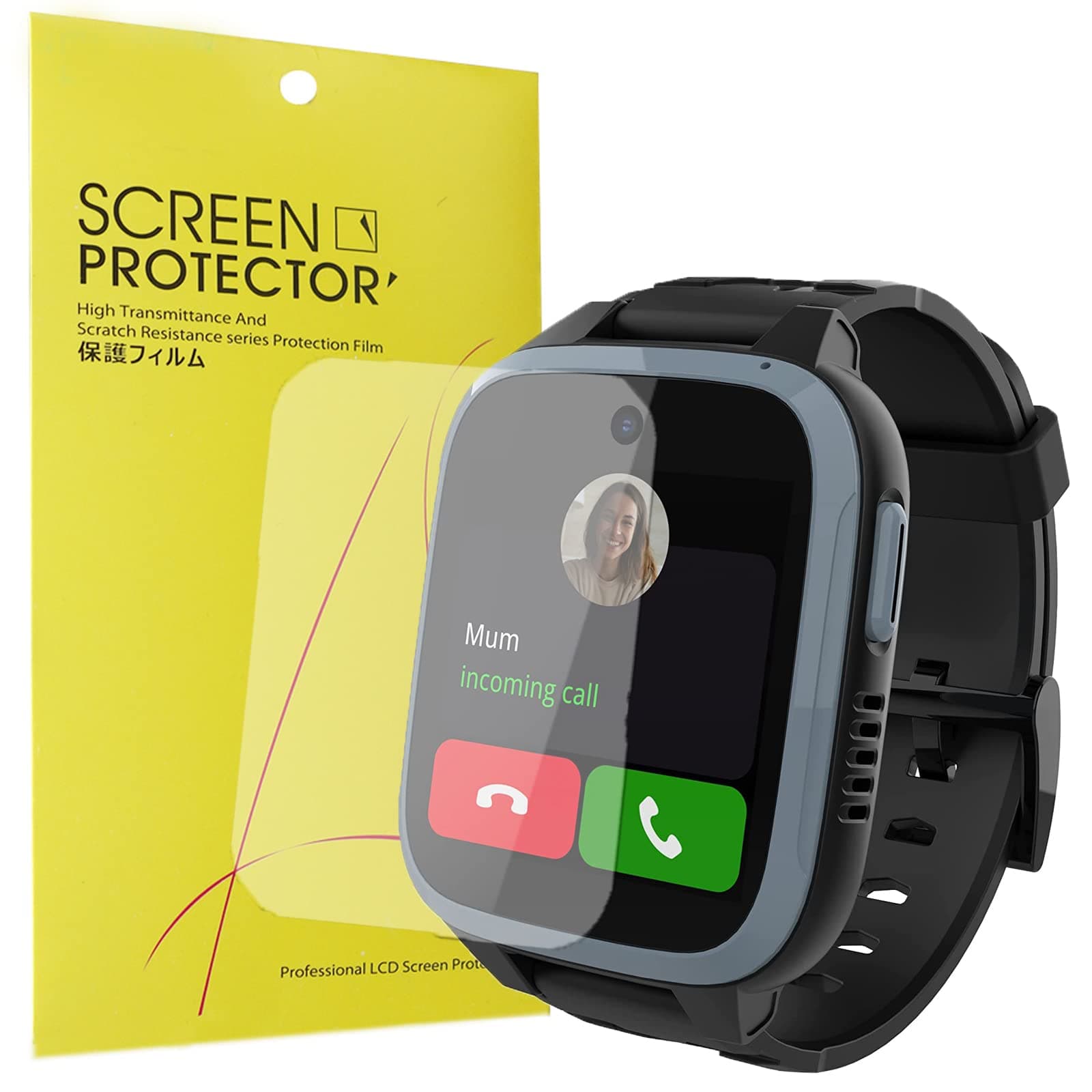 Compatible for Xplora XGO 3 Screen Protector, [6 Pack] Full Coverage TPU Clear Film Compatible with Xplora XGO 3 Children Watch Phone