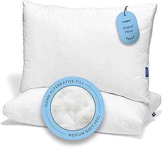Casper Sleep Pillow for Sleeping, Standard, White 2 Count