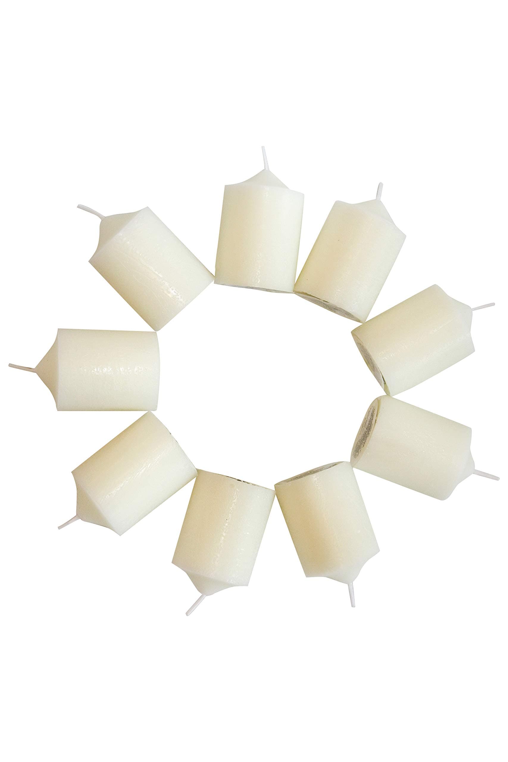 Patchouli Pine Scented Ivory Votive Candles 10 Pack