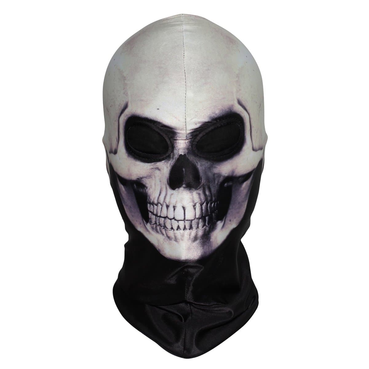 Ghost Face Mask, Scary Skeleton Skull Mask - Excellent Quality, Comfortable & Perfect for Halloween Costume