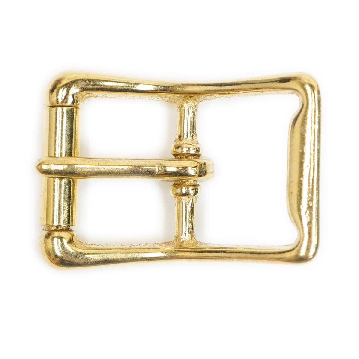 Center Bar Roller Buckles (3/4", Solid Brass)