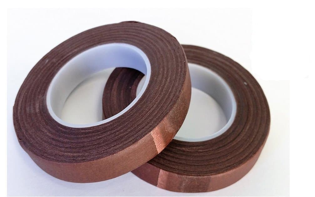 2 Pack Brown Floral Tape Stem Wrap Gum Paste 1/2" X 30 Yards 180 Feet Total w/ Flower Crafting eGuide…