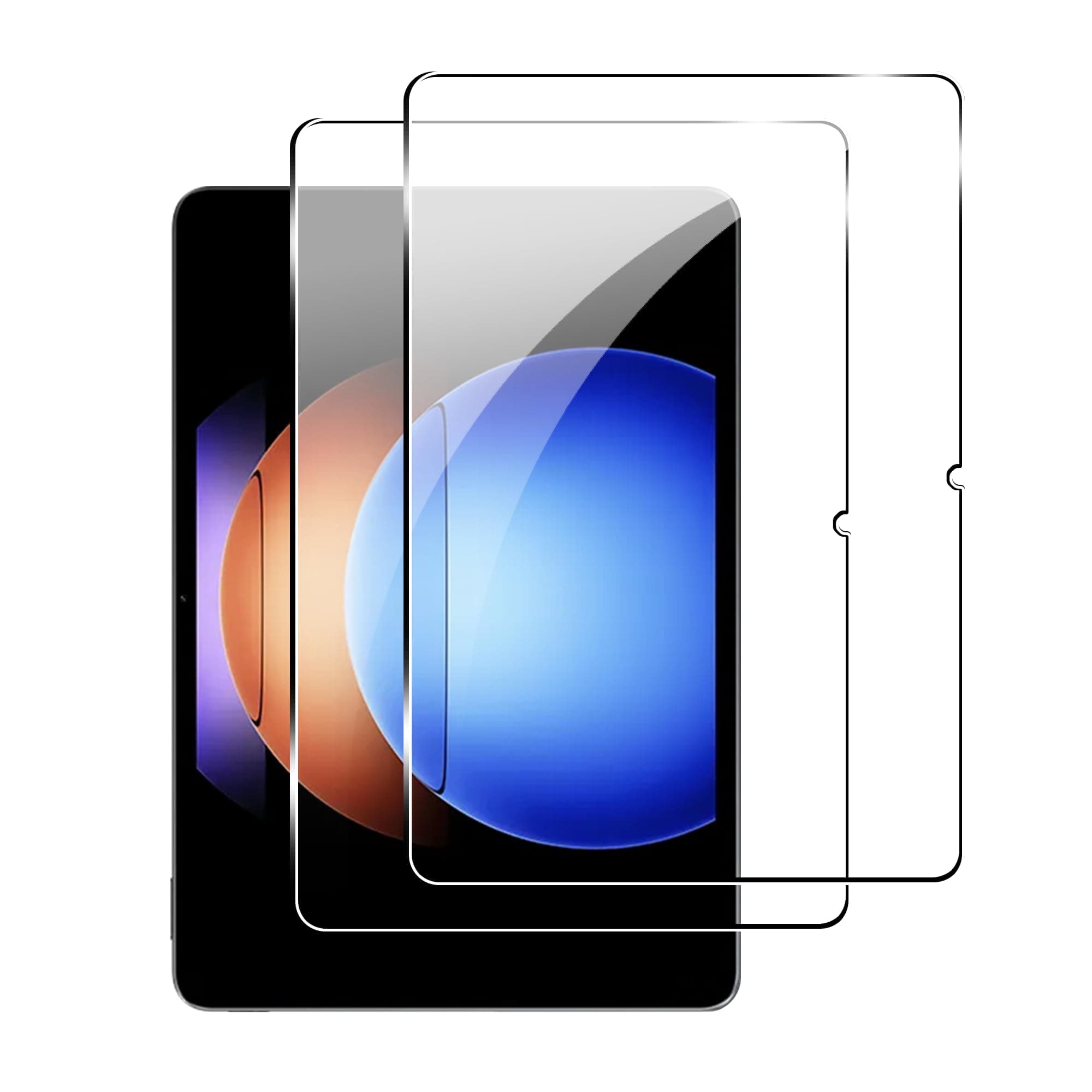 for Xiaomi Pad 6S Pro 12.4 inch Screen Protector,9H Hardness, Anti-Scratch, Tempered Glass flim, Case Friendly, Anti-Fingerprint,Anti-Scratch,(2PACK)