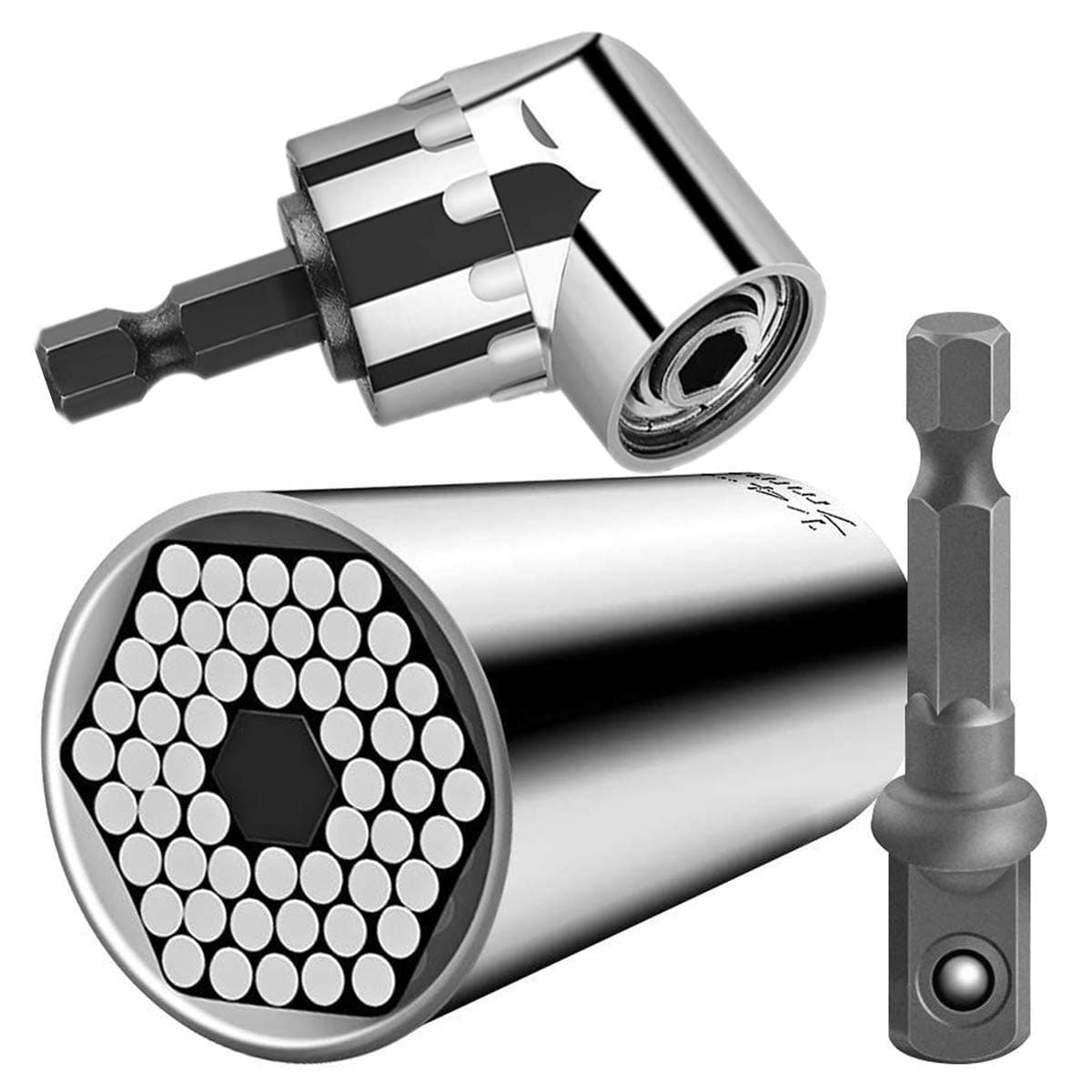 RongY Universal Socket Right Angle Drill Set (7mm-19mm)