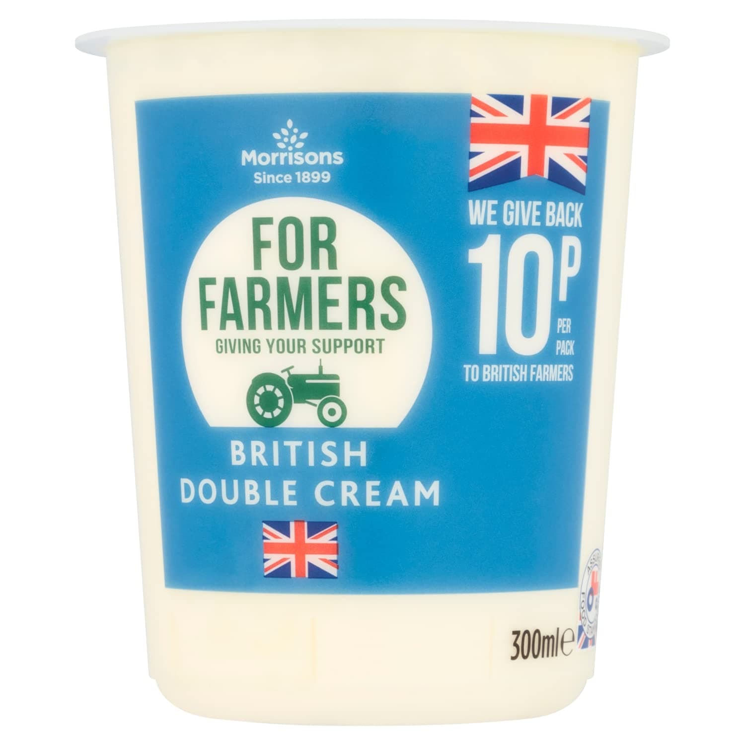 Morrisons Double Cream, 300ml