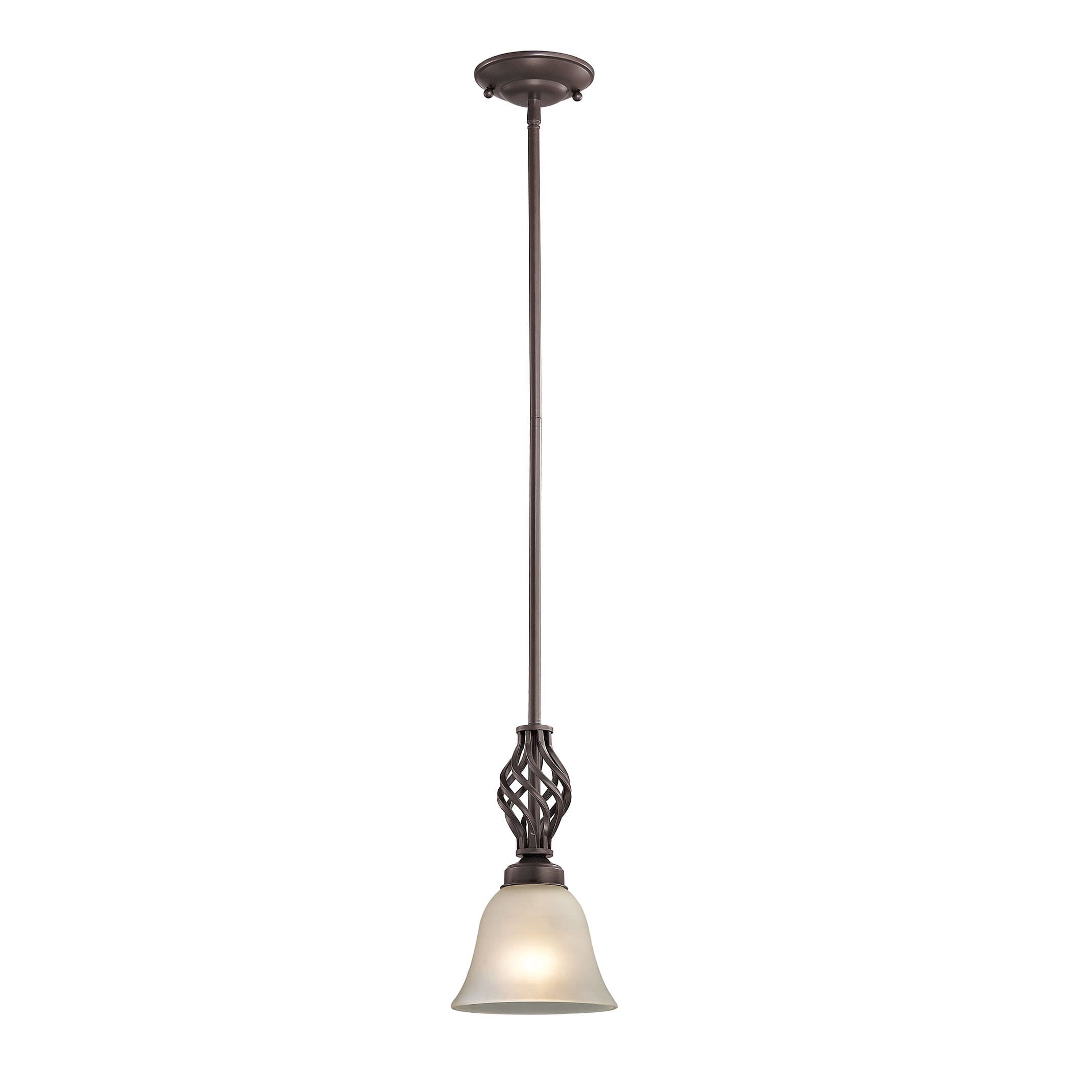 Cornerstone Lighting 2201PS/10 Santa Fe 1 Light Pendant, Mini, Oil Rubbed Bronze