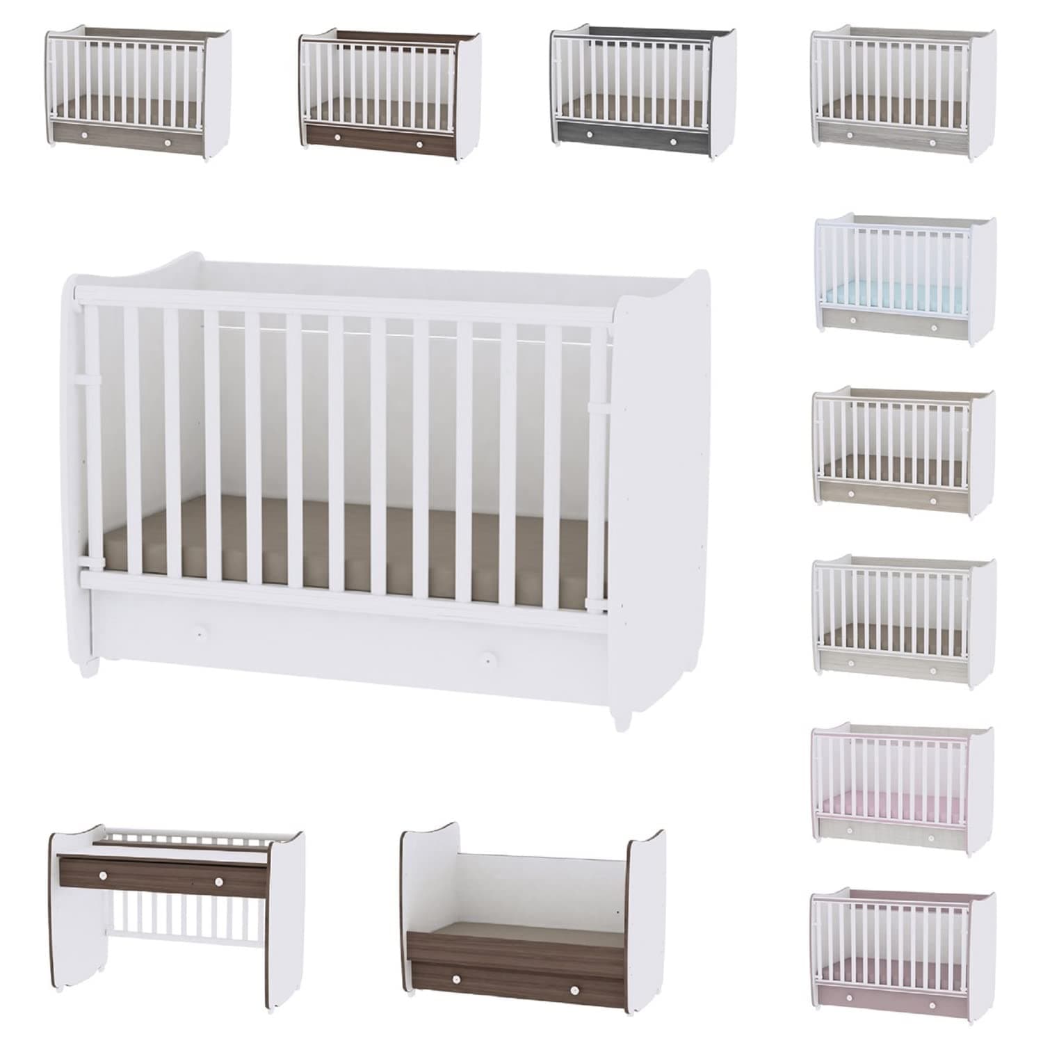 LorelliBED DREAM NEW 60/120 WHITE