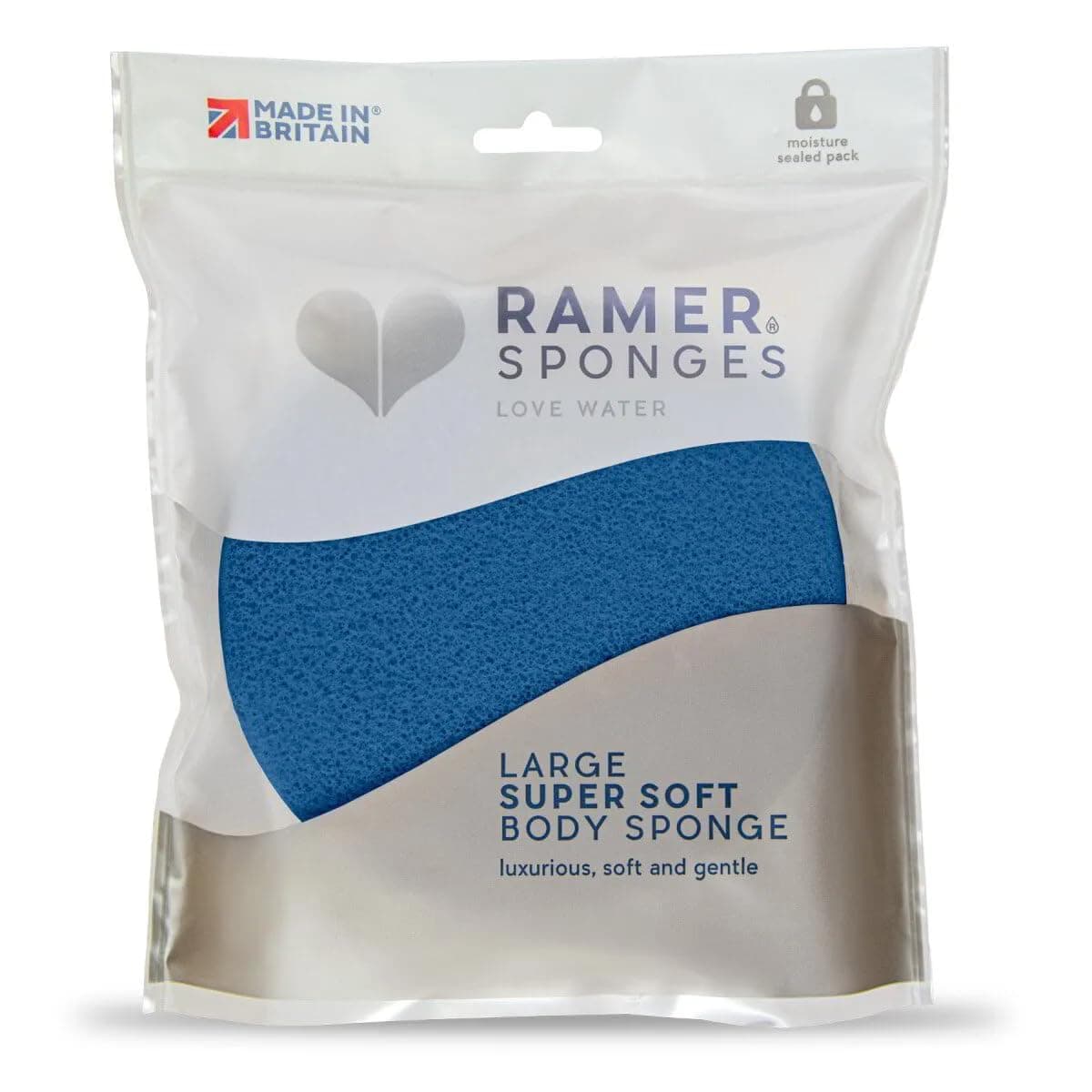 Ramer® Large Super Soft Body Sponge Midnight Blue