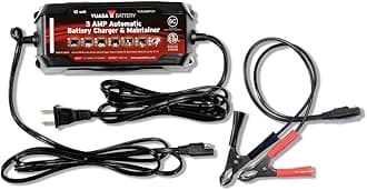 Yuasa YUA3AMPCH 12V 3-Amp Battery Charger 50 State Compliant