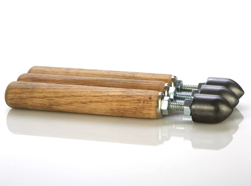 3/4" High Density Graphite bowl push - glass sculpting tool