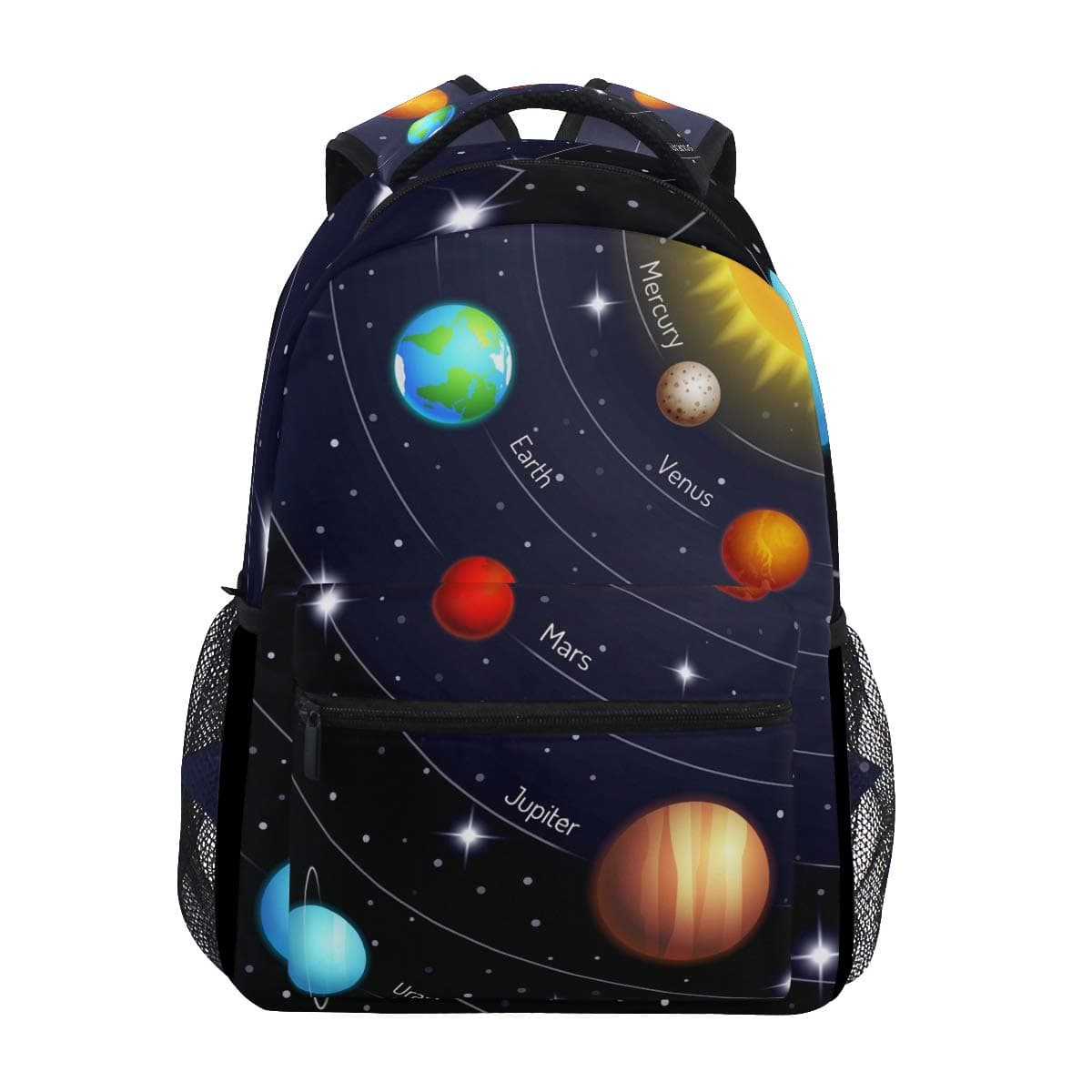 Backpack Universe Space Galaxy Solar System Shoulder Bag Daypack Travel Hiking for Boys Girls Men Women