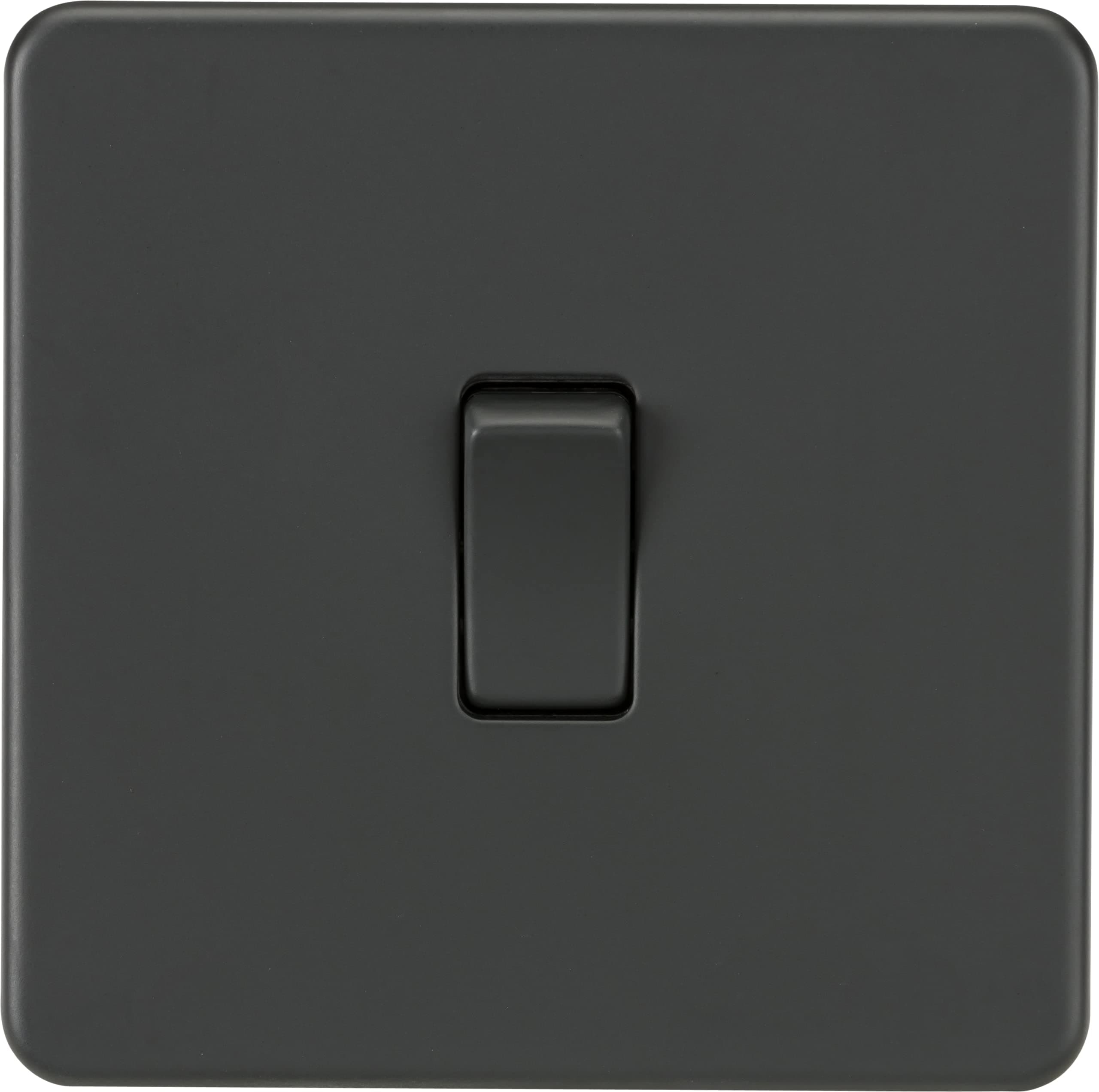SF2000 Screwless 10AX 1G 2-Way Light Switch - Anthracite