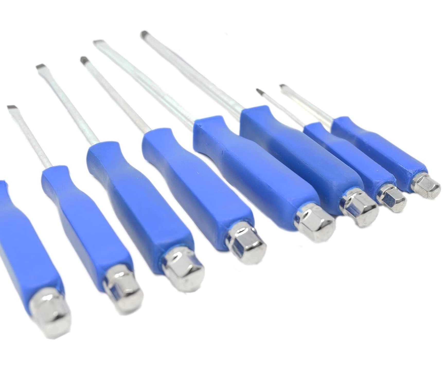 8 Piece Bolstered Screwdriver Set