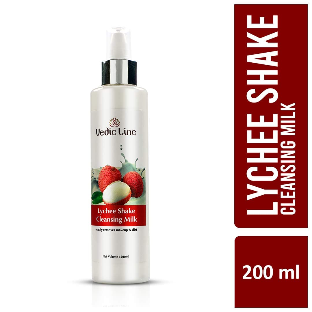 Lychee Shake Cleansing Milk 200ml by Vedic Line
