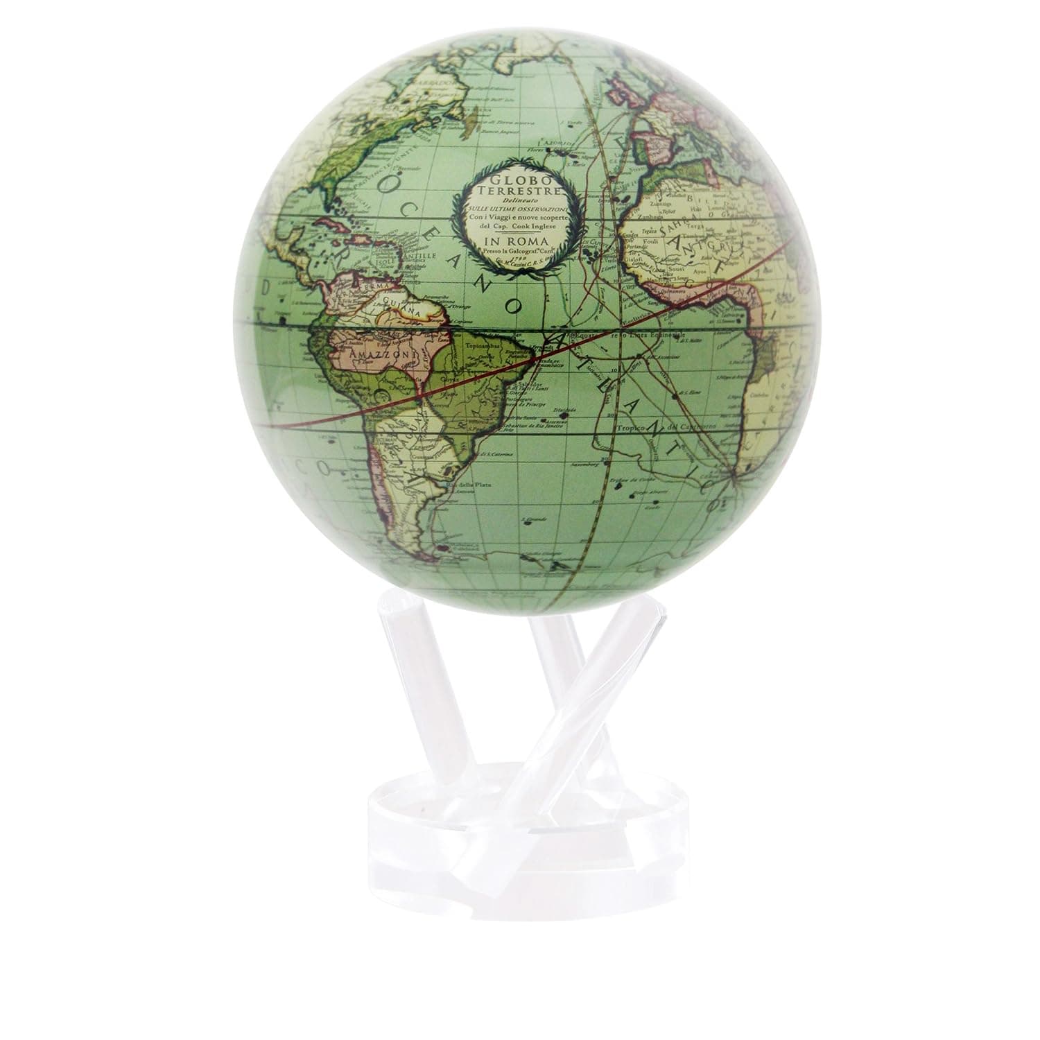 Mova 4.5" Green Cassini Terrestrial Mova Globe