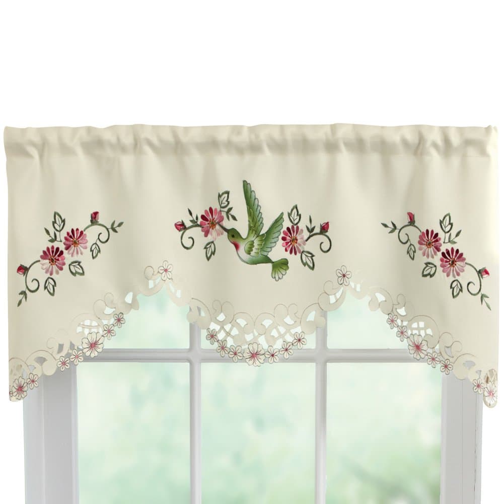 Collections Etc Hummingbird Window Valance